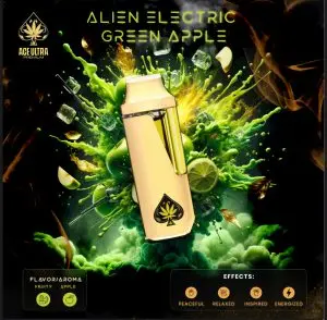 Alien Electric Green Apple — Ace Ultra Premium Carts