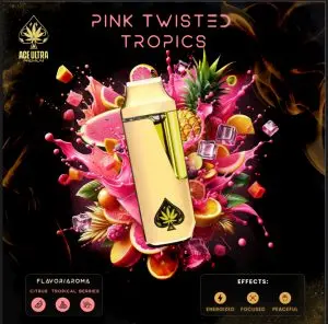 Pink Twisted Tropics — Ace Ultra Premium Carts
